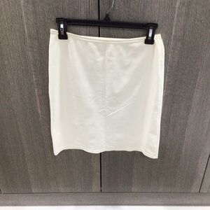 Thin beige skirt